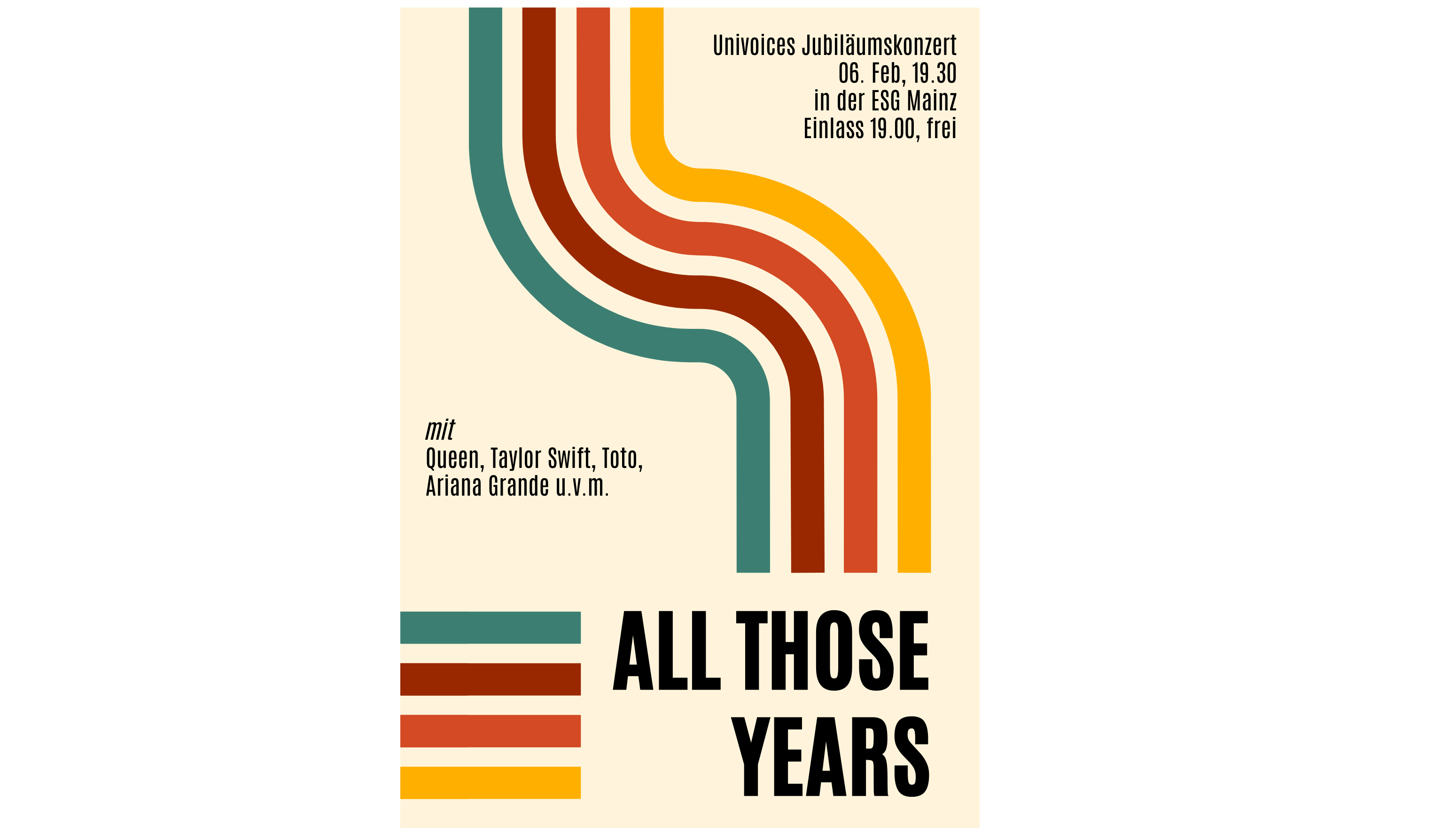 "All those years", 25 Jahre UniVoices